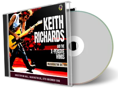 Front cover artwork of Keith Richards 1988-11-27 CD Washington Dc Audience