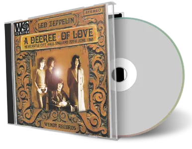 Front cover artwork of Led Zeppelin Compilation CD A Decree Of Love 1969 Audience