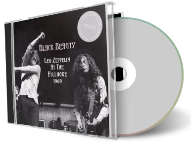 Front cover artwork of Led Zeppelin Compilation CD Black Beauty 1969 Audience