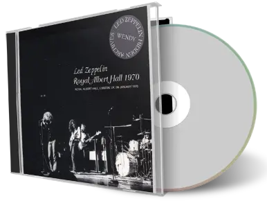 Front cover artwork of Led Zeppelin Compilation CD Royal Albert Hall 1970 Soundboard