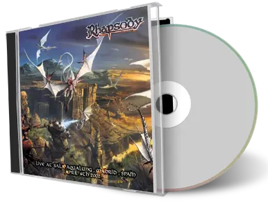 Front cover artwork of Rhapsody Of Fire 2002-04-04 CD Madrid Audience