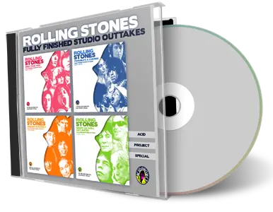 Front cover artwork of Rolling Stones Compilation CD Chronological Fully Finished Studio Outtakes V2 Soundboard