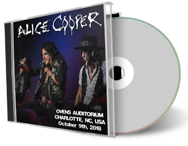 Front cover artwork of Alice Cooper 2018-10-09 CD Charlotte Soundboard