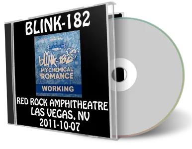 Front cover artwork of Blink 182 2011-10-07 CD Las Vegas Audience