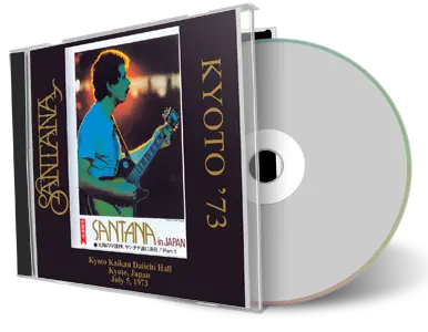 Front cover artwork of Carlos Santana 1973-07-05 CD Kyoto Soundboard