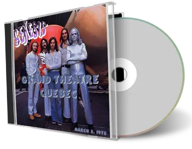 Front cover artwork of Genesis 1973-04-06 CD Quebec Audience