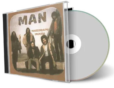 Front cover artwork of Man Compilation CD Yesterdays Papers 1969 1985 Soundboard