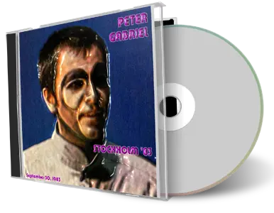 Front cover artwork of Peter Gabriel 1983-09-30 CD Stockholm Audience