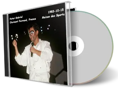 Front cover artwork of Peter Gabriel 1983-10-15 CD Clermont-Ferrand Audience