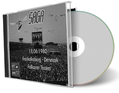 Front cover artwork of Saga 1980-06-18 CD Copenhagen Soundboard