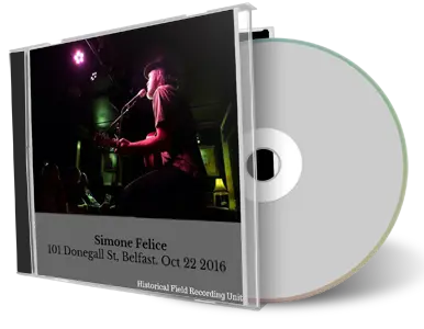 Front cover artwork of Simone Felice 2016-10-22 CD Belfast Audience