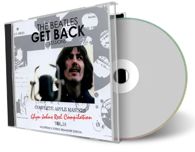 Front cover artwork of The Beatles Compilation CD Get Back Sessions Apple Masters Glyn Johns Reel Vol.3 Soundboard