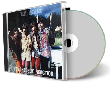 Front cover artwork of The Beatles Compilation CD Psychedelic Reaction The Beatles On Digital Revisions 3 Soundboard