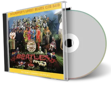 Front cover artwork of The Beatles Compilation CD Sgt Peppers Recording Sessions Chronology Discs 1 And 2 Soundboard