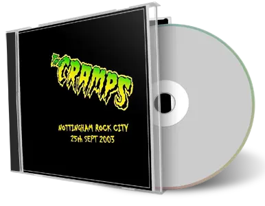Front cover artwork of The Cramps 2003-09-25 CD Nottingham Audience