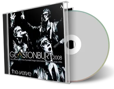 Front cover artwork of The Verve Compilation CD Glastonbury 2008 Soundboard