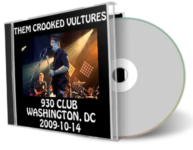 Front cover artwork of Them Crooked Vultures 2009-10-14 CD Washington Audience