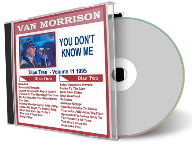 Front cover artwork of Van Morrison Compilation CD Volume 11 You Dont Know Me 1995 Audience