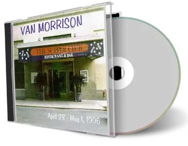 Front cover artwork of Van Morrison Compilation CD Volume 14 The Supper Club April 28 To May 1 1996 Audience