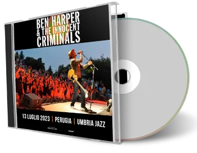 Front cover artwork of Ben Harper And Innocent Criminals 2023-07-13 CD Perugia Audience