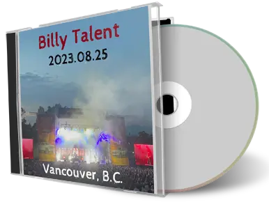 Front cover artwork of Billy Talent 2023-08-25 CD Vancouver Soundboard