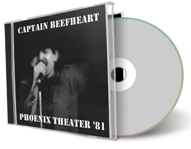 Front cover artwork of Captain Beefheart 1981-01-25 CD Petaluma Audience