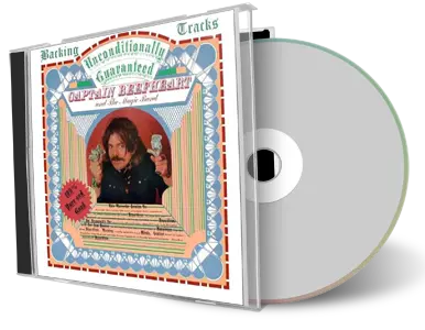 Front cover artwork of Captain Beefheart Compilation CD Backing Tracks 1974 Soundboard