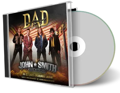 Front cover artwork of Dad 2023-07-21 CD John Smith Rock Festival Audience