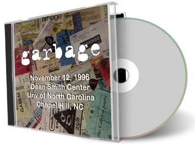 Front cover artwork of Garbage 1996-11-12 CD Chapel Hill Audience