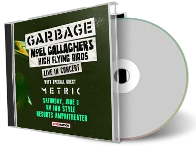 Front cover artwork of Garbage 2023-06-03 CD Ridgefield Audience
