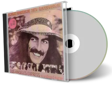Front cover artwork of George Harrison Compilation CD Los Angeles Express Wave Soundboard