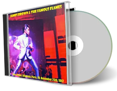 Front cover artwork of James Brown 1967-11-25 CD Paris Soundboard