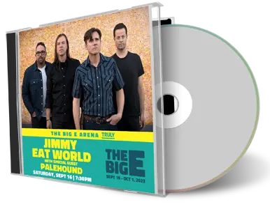 Front cover artwork of Jimmy Eat World 2023-09-16 CD West Springfield Audience