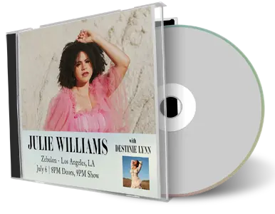 Front cover artwork of Julie Williams Zebulon 2023-07-06 CD Los Angeles Audience