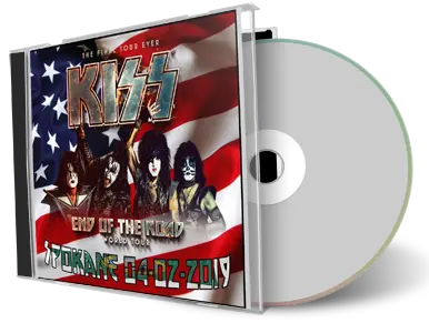 Front cover artwork of Kiss 2019-02-04 CD Spokane Audience