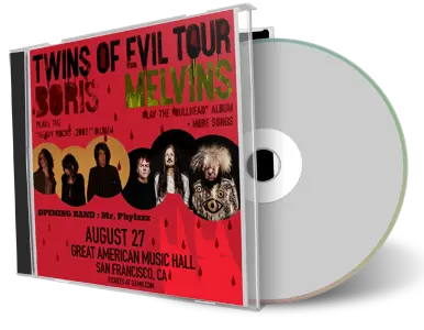 Front cover artwork of Melvins 2023-08-27 CD San Francisco Audience