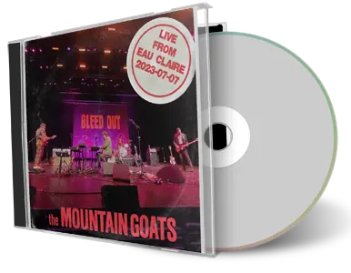 Front cover artwork of Mountain Goats 2023-07-07 CD Eau Claire Audience