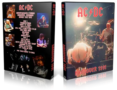 Artwork Cover of ACDC 1991-08-31 DVD Hannover Audience