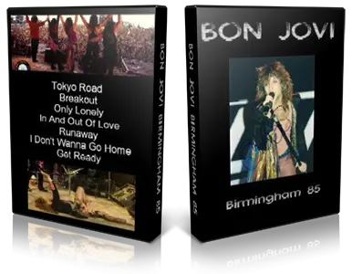 Artwork Cover of Bon Jovi 1985-11-30 DVD Birmingham Audience