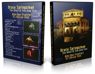 Artwork Cover of Bruce Springsteen 1996-02-12 DVD Frankfurt Audience