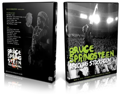 Artwork Cover of Bruce Springsteen 2013-05-11 DVD Solna Audience