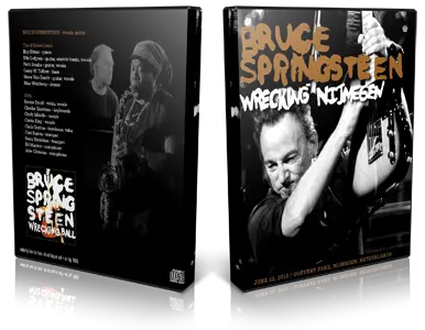 Artwork Cover of Bruce Springsteen 2013-06-22 DVD Nijmegen Audience