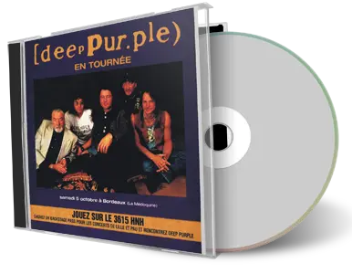 Artwork Cover of Deep Purple 1996-10-05 CD Bordeaux Audience