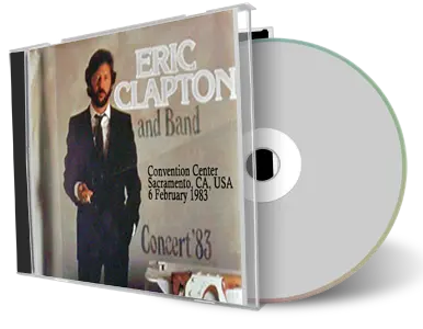 Artwork Cover of Eric Clapton 1983-02-06 CD Sacramento Soundboard