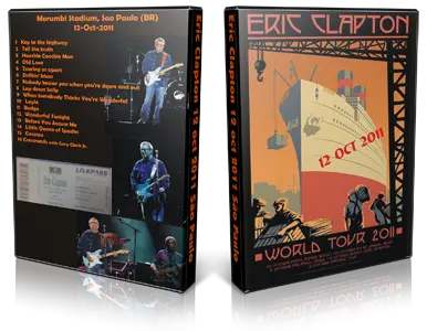 Artwork Cover of Eric Clapton 2011-10-12 DVD Sao Paulo Audience