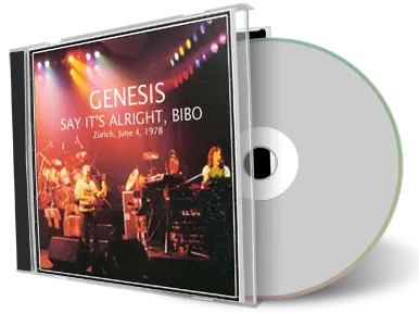 Artwork Cover of Genesis 1978-06-04 CD Zurich  Audience