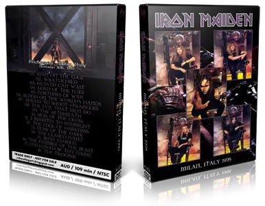 Artwork Cover of Iron Maiden 1995-11-30 DVD Milan Audience