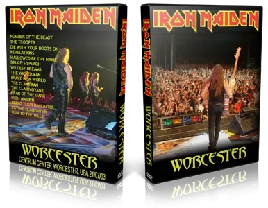 Artwork Cover of Iron Maiden 2003-07-21 DVD Worcester Audience