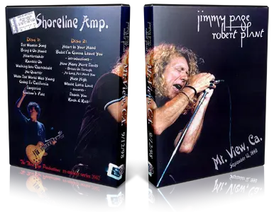 Artwork Cover of Jimmy Page and Robert Plant 1998-09-12 DVD Mountain View Audience