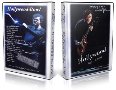 Artwork Cover of Jimmy Page and Robert Plant 1998-09-19 DVD Hollywood Audience